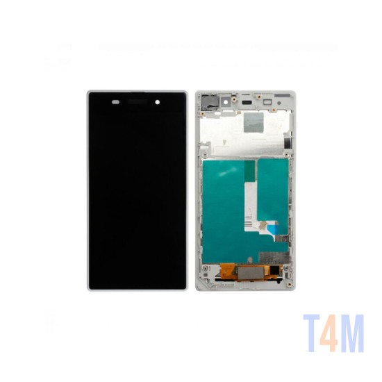 TOUCH+DISPLAY COM FRAME XPERIA Z1/C6903 SONY 5.0" BRANCO